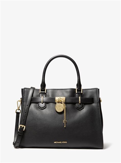 Hamilton Medium Leather Satchel .